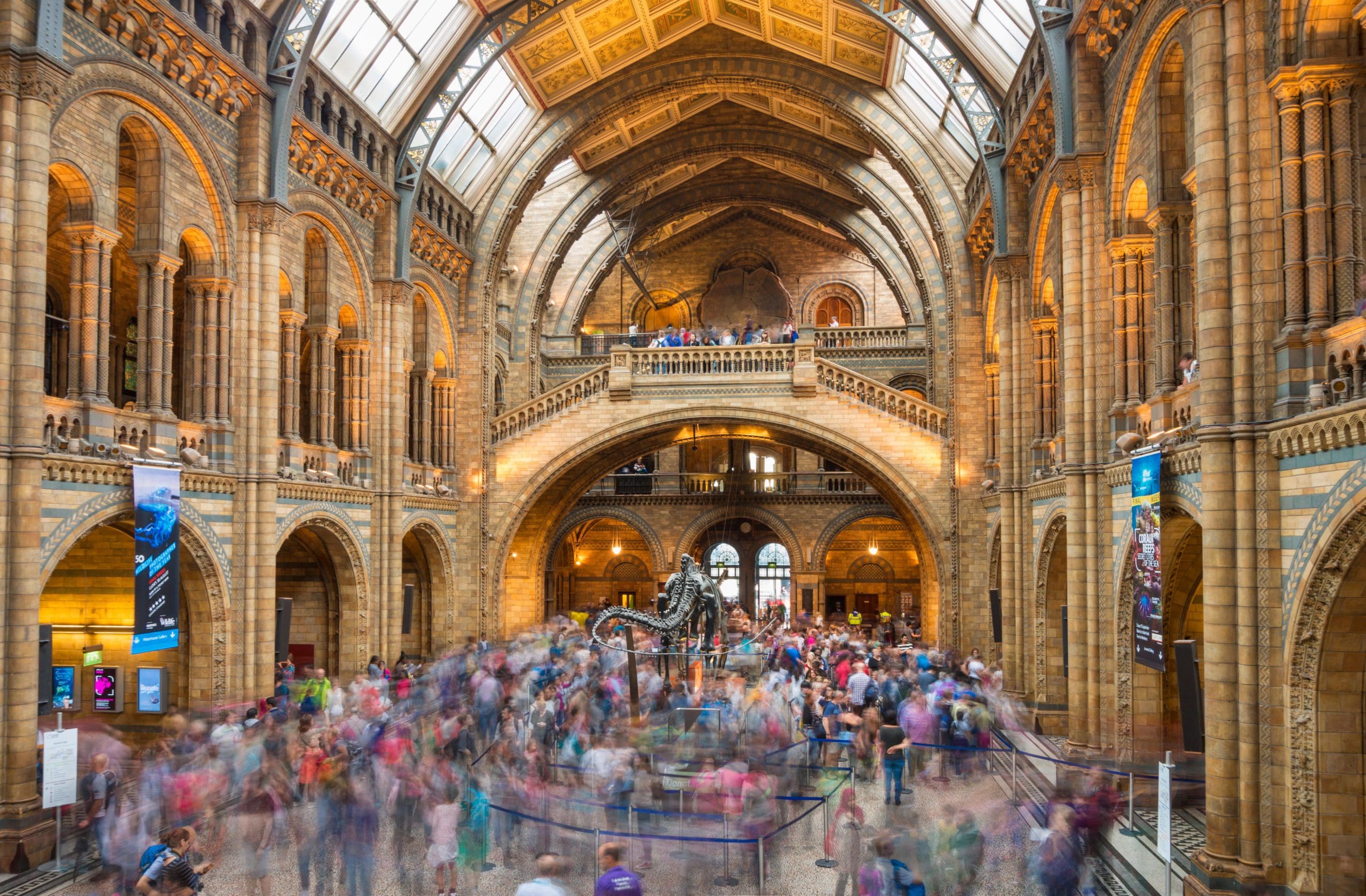 London Natural History Museum long exposure