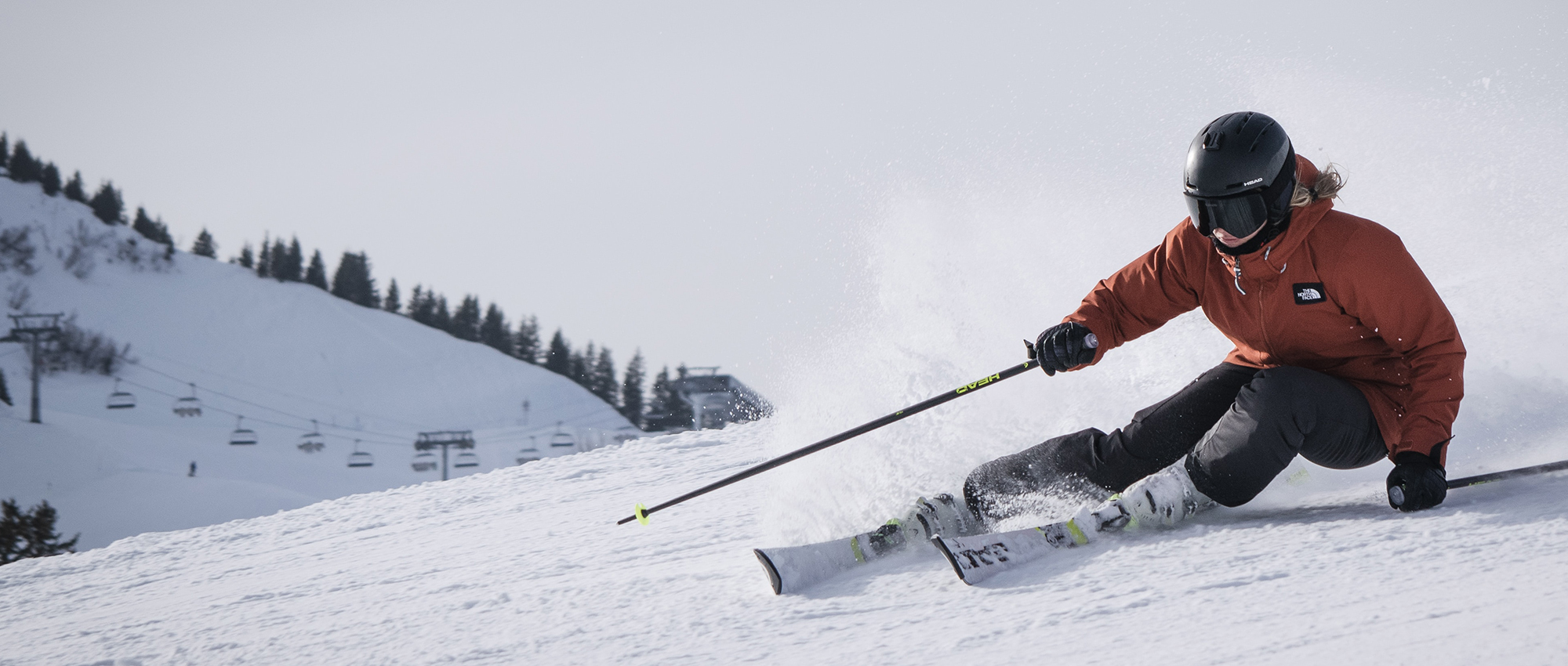 Woman Skiing - Olympics